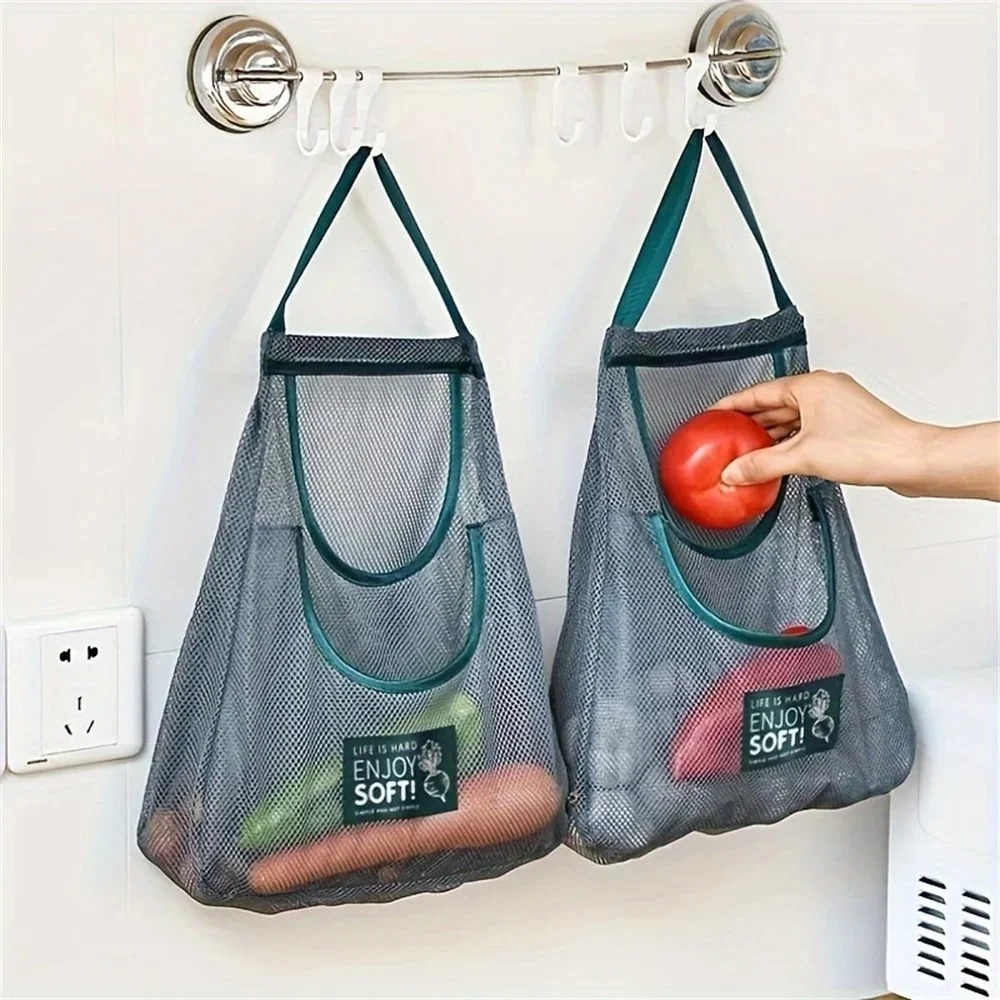 Food Storage Net - Herbruikbare opbergzakken Keuken hangende netzak Fruit-