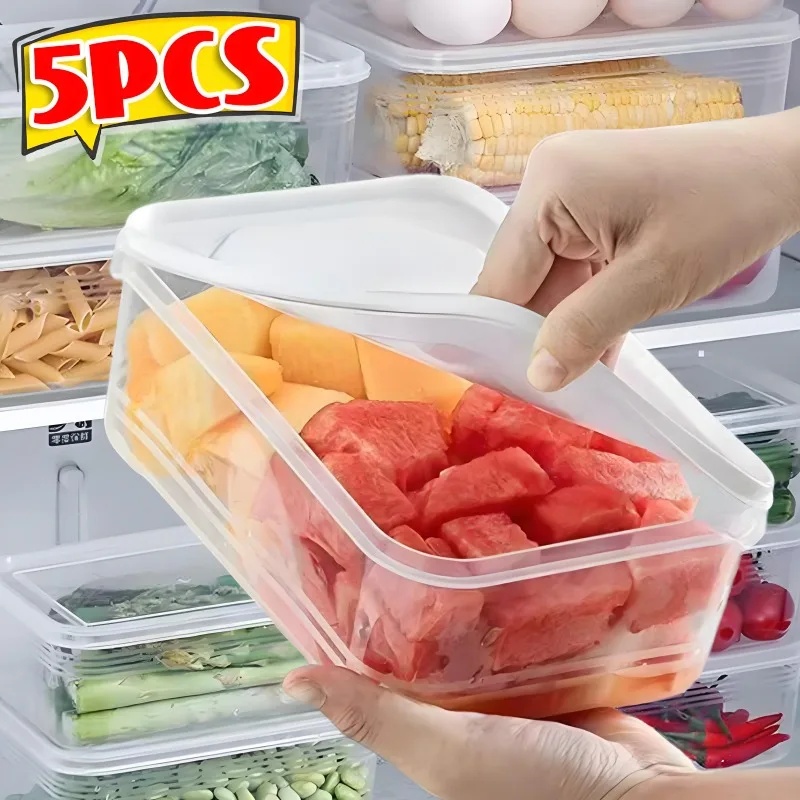 Food Storage Vegetables - Koelkastopbergdoos voor vlees en groenten, opbergdoos