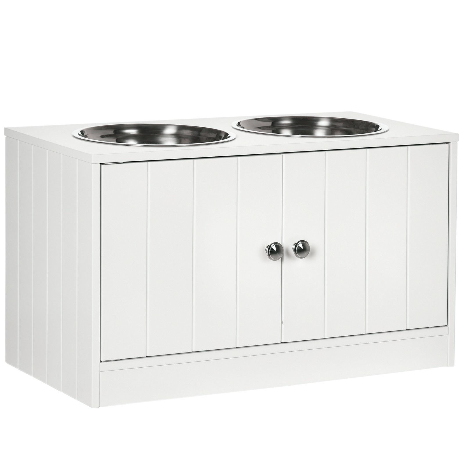 Food Storage For Dog - Hondenvoeropbergkast en voerstation met magnetische deur,