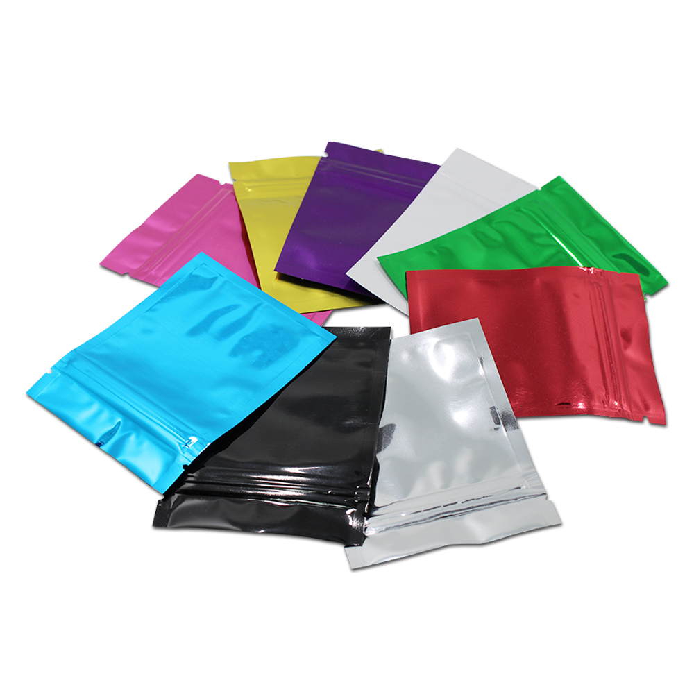 Food Storage In Mylar Bags - Retail 100 Stks/partij 12 Gekleurde Zip-Lock