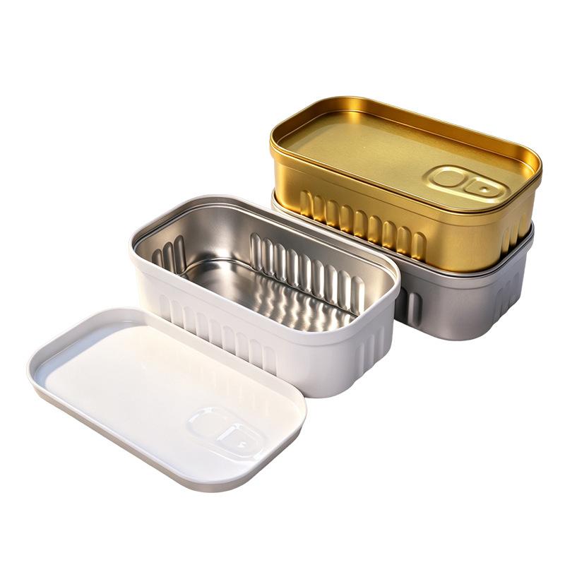 Food Storage Non Toxic - Sardineblikvormige opbergdoos, onbreekbaar, niet-giftig, opbergkoffer voor