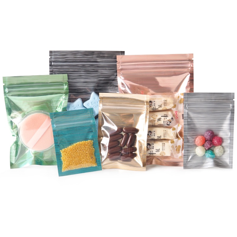 Food Storage In Mylar Bags - 2000 stks/partij 4 Size Hersluitbare Aluminiumfolie