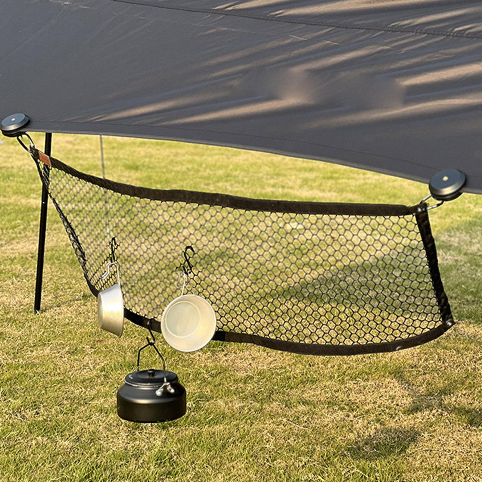 Food Storage Net - Ophangbaar opbergnet Multifunctionele mesh opvouwbare organizer