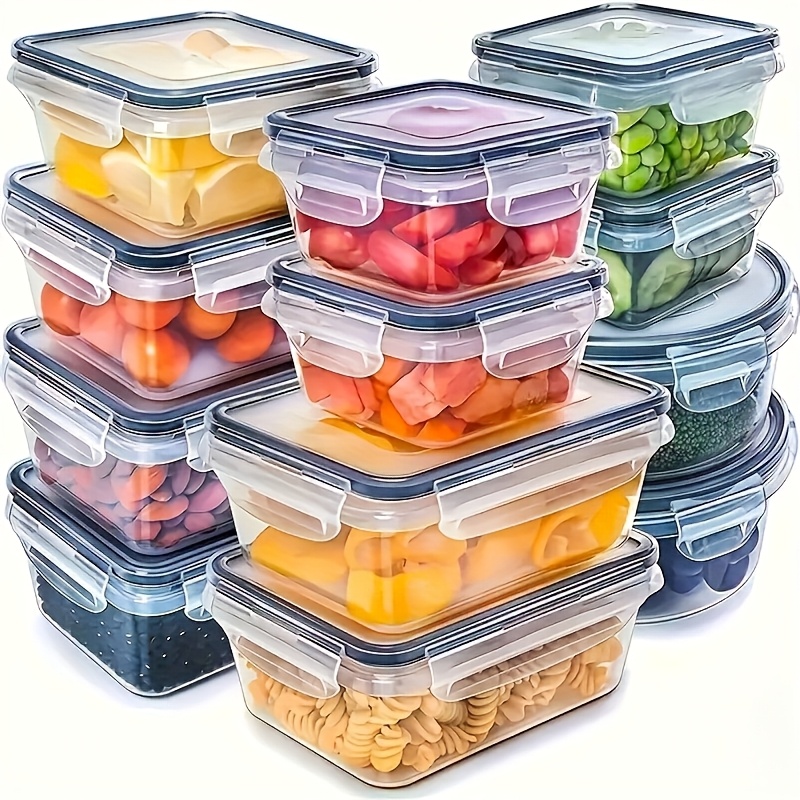 Food Storage With Colander - 8-delige set inclusief 4 containers en