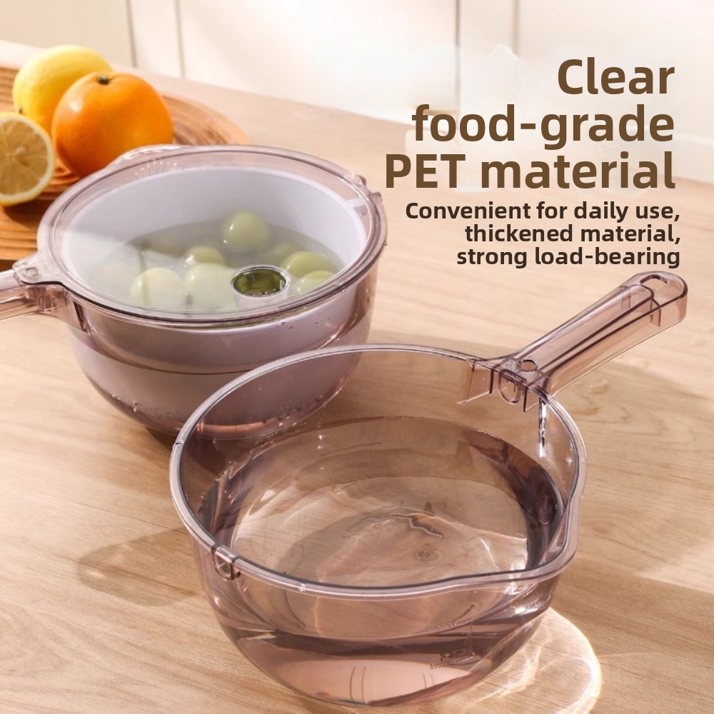 Food Storage Vegetables - Groentenafvoermand met lange steel, dubbele laag,