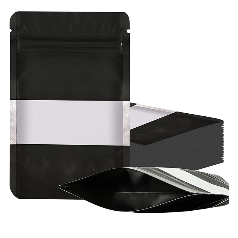 Food Storage In Mylar Bags - Y42A-400 stuks geurbestendige Mylar-zakken, hersluitbare voedselbewaarzakken
