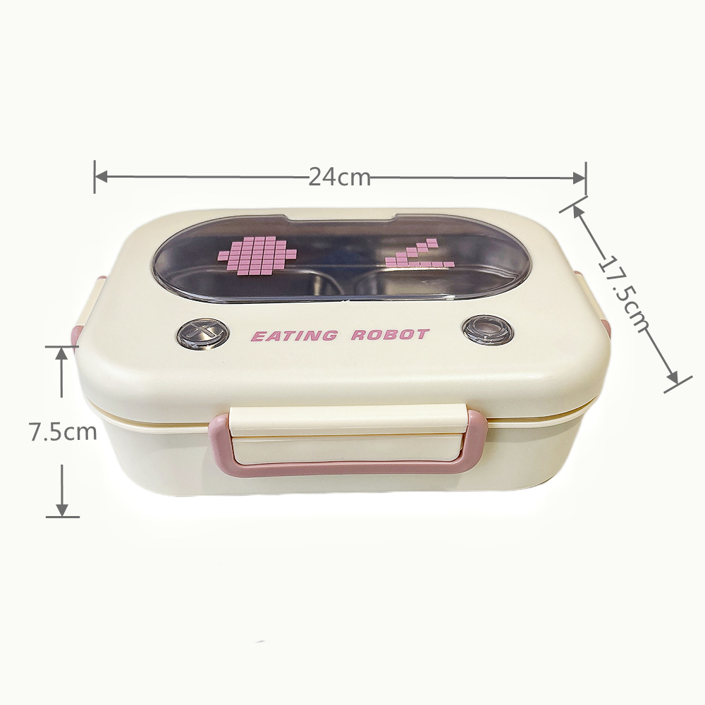 Food Storage Warmer - Thermische Bento Box Roestvrijstalen lunchcontainer Lekvrije