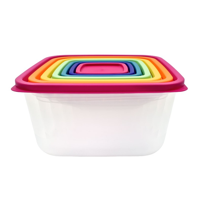 Best Food Storage - Mainstays Plastic Rainbow Food Storage Set,