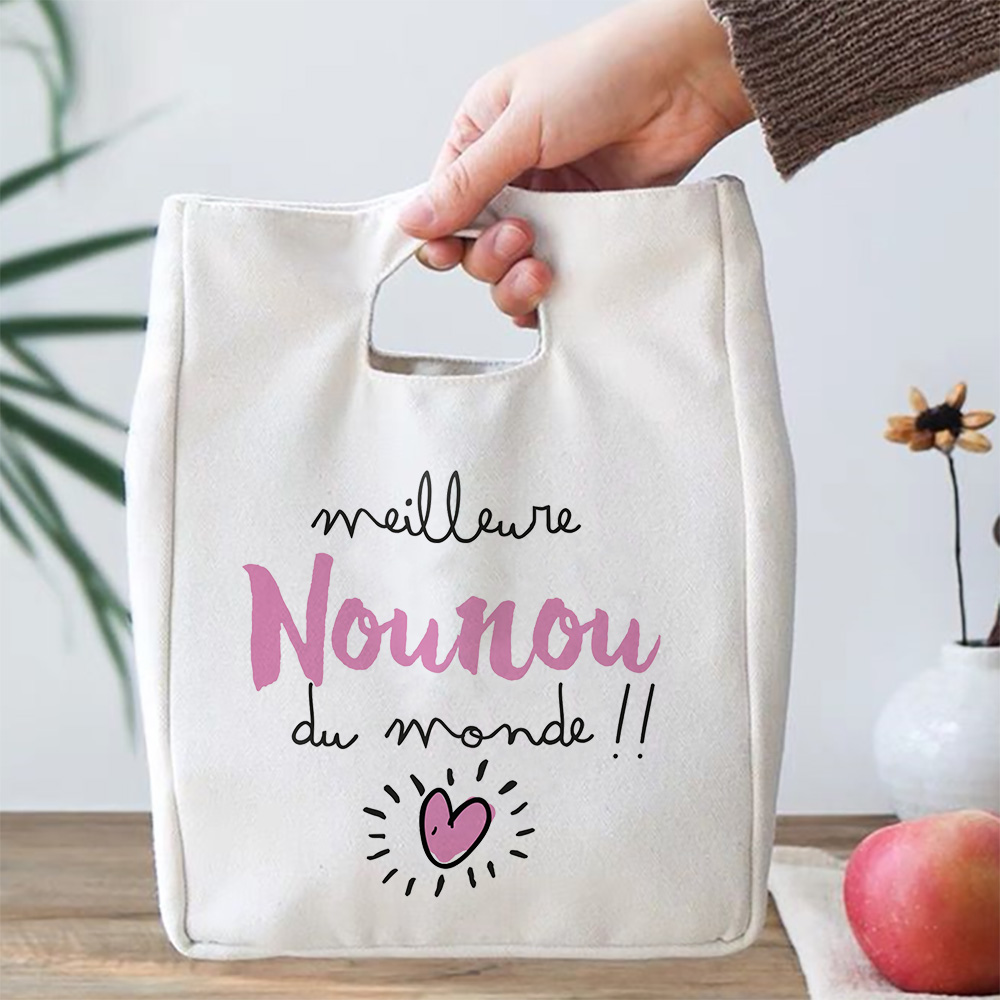 Best Food Storage - Beste Nanny ter wereld bedrukte lunchtas