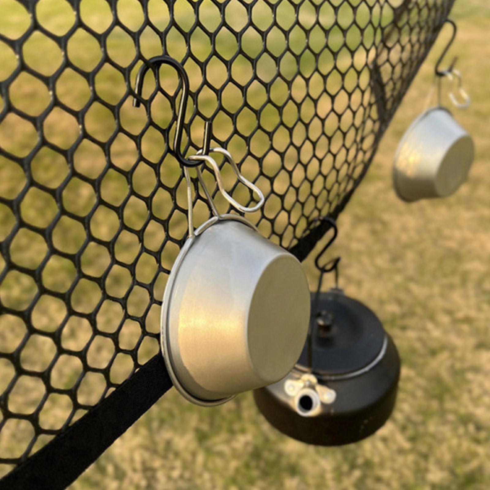 Food Storage Net - Ophangbaar opbergnet Camping Opvouwbaar gaaszakje Buitendroognet