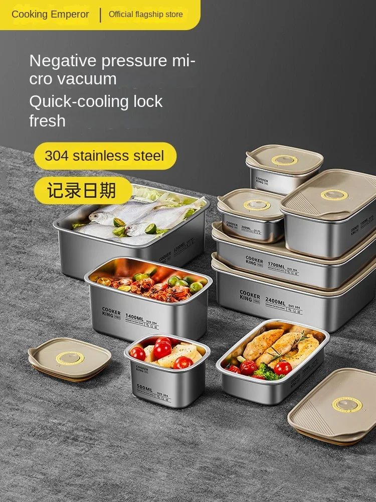Food Storage Eco Friendly - COOKER KING 304 Voedselveilige RVS Crisper