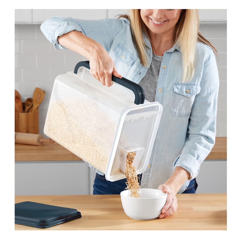 Food Storage Handling - Grote plastic voedselvoorraadcontainer met deksel en
