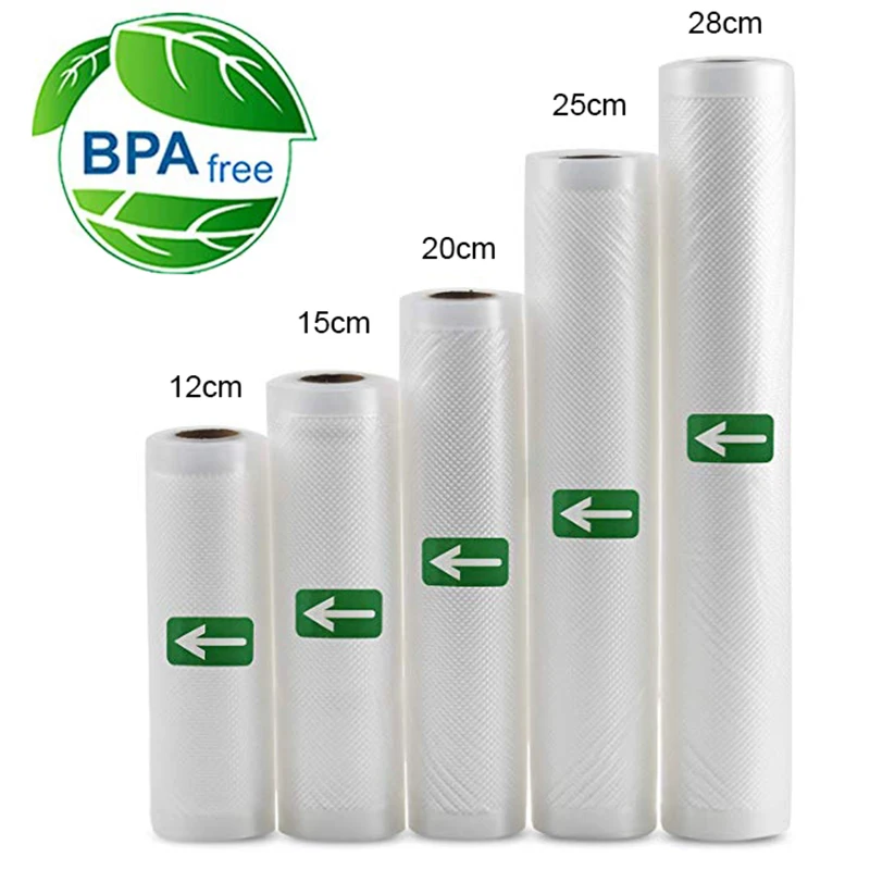 Food Storage Roll Bags - Sous Vide Rolzakken Voor Vacuümverpakkingsmachine Verpakking