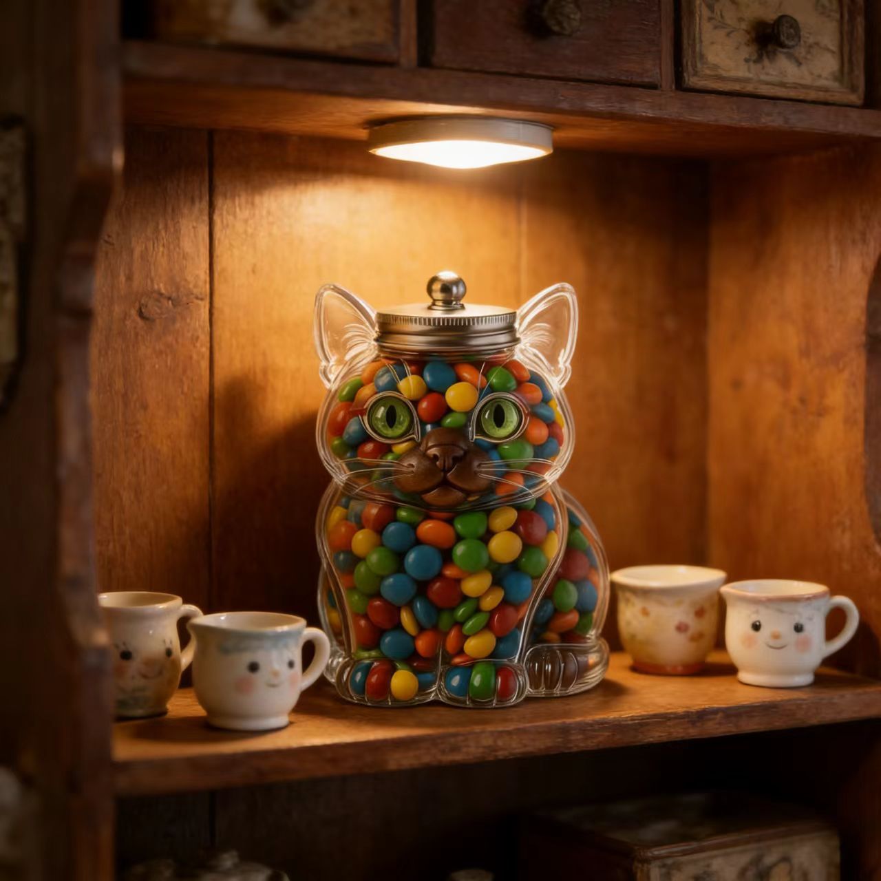 Schattig glazen snoepvaasje in - Food Storage With Glass Lids recensie en prijs