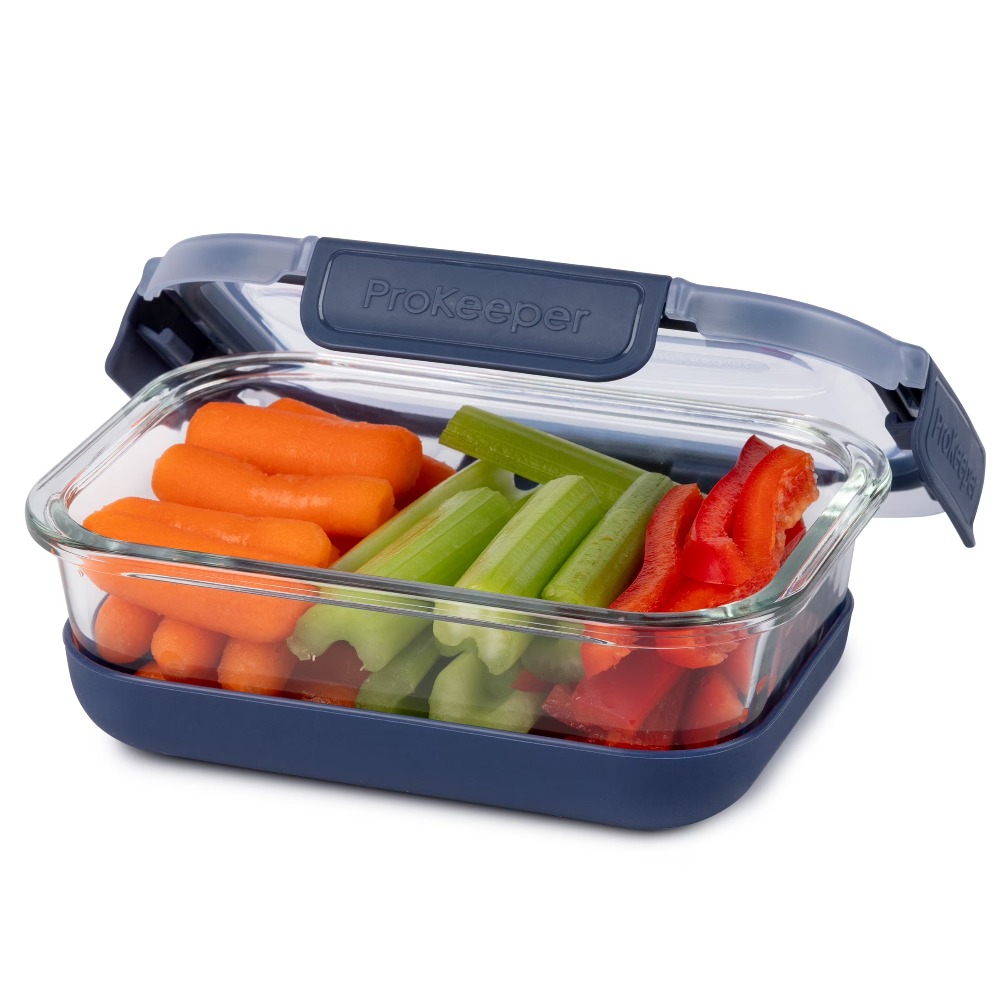2,8-cup glazen voedselbewaarba - Food Storage With Glass Lids recensie en prijs