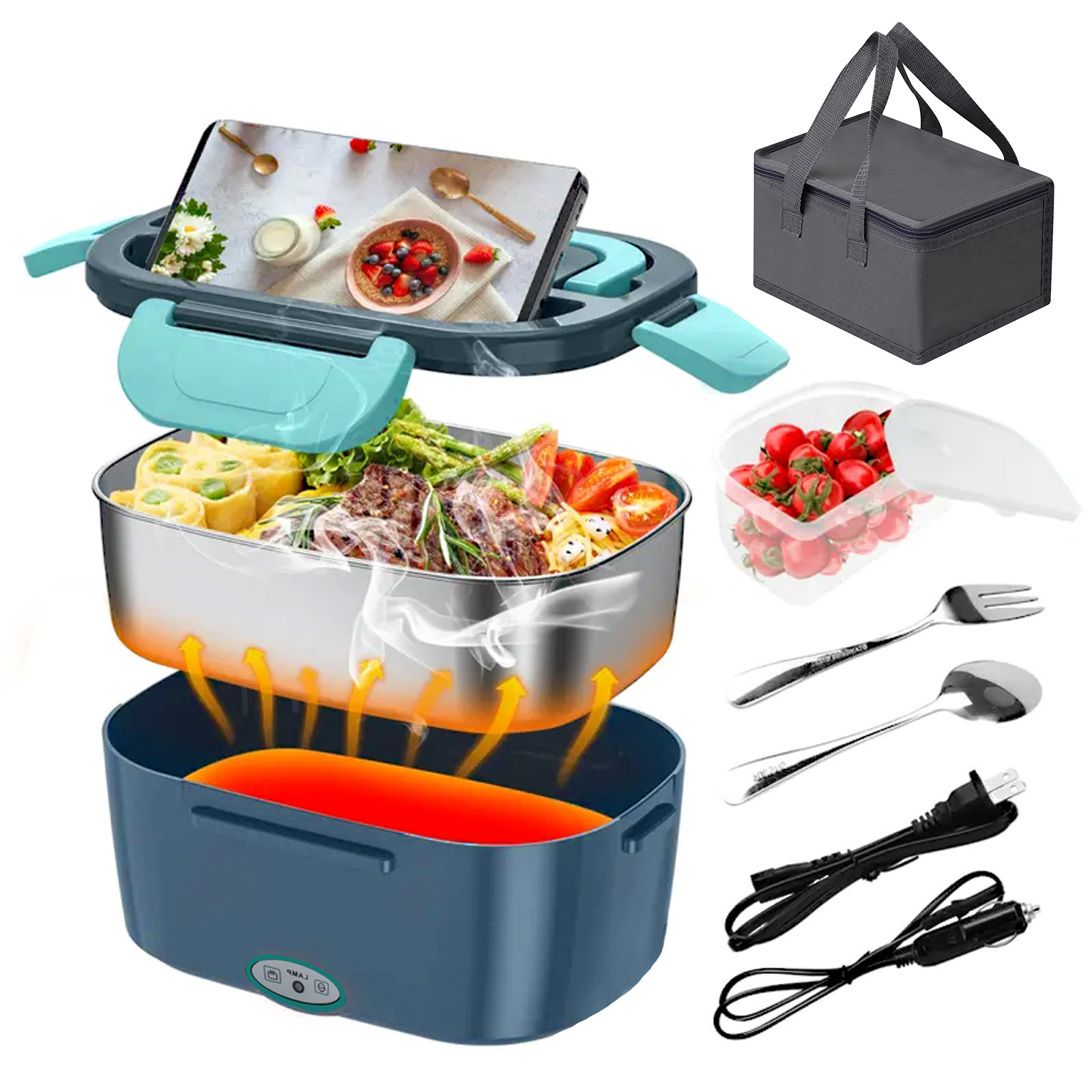 100W Elektrische Verwarmde Lun - Food Storage Warmer recensie en prijs