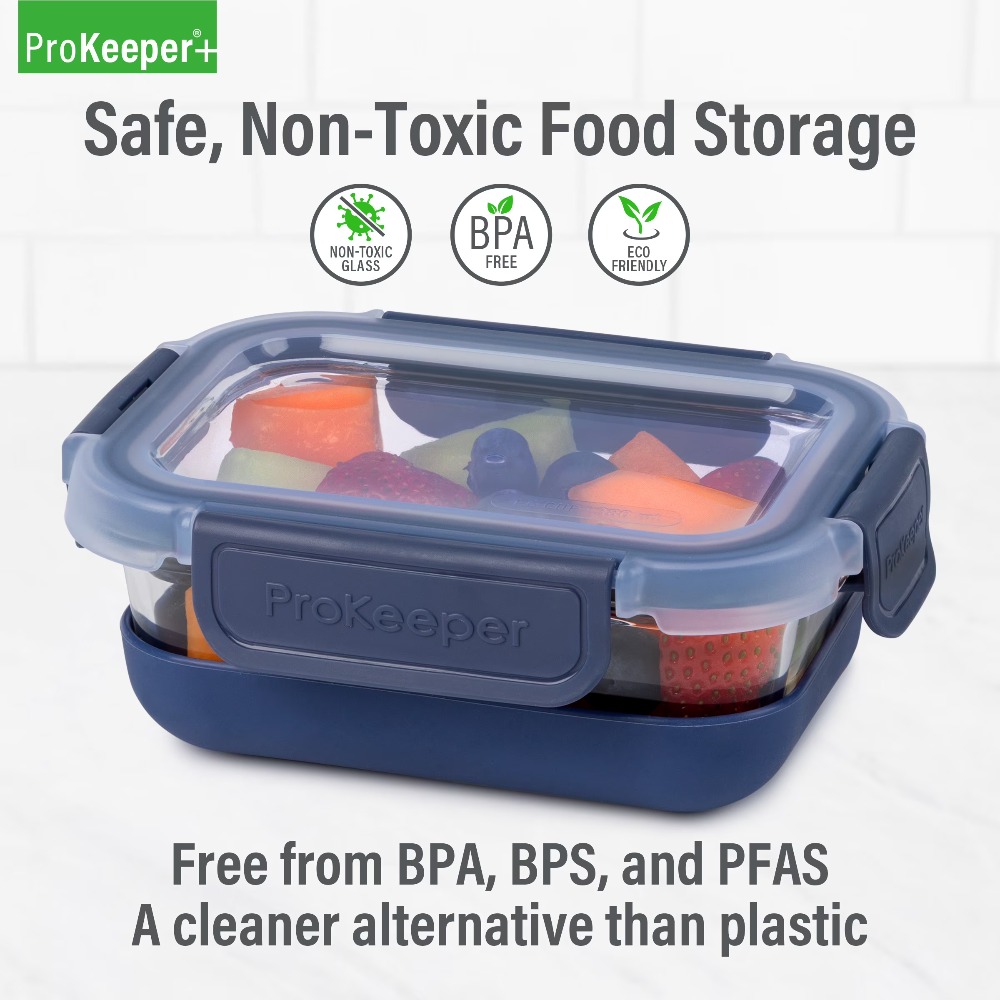 2-pack glazen voedselbewaarcon - Food Storage With Glass Lids recensie en prijs