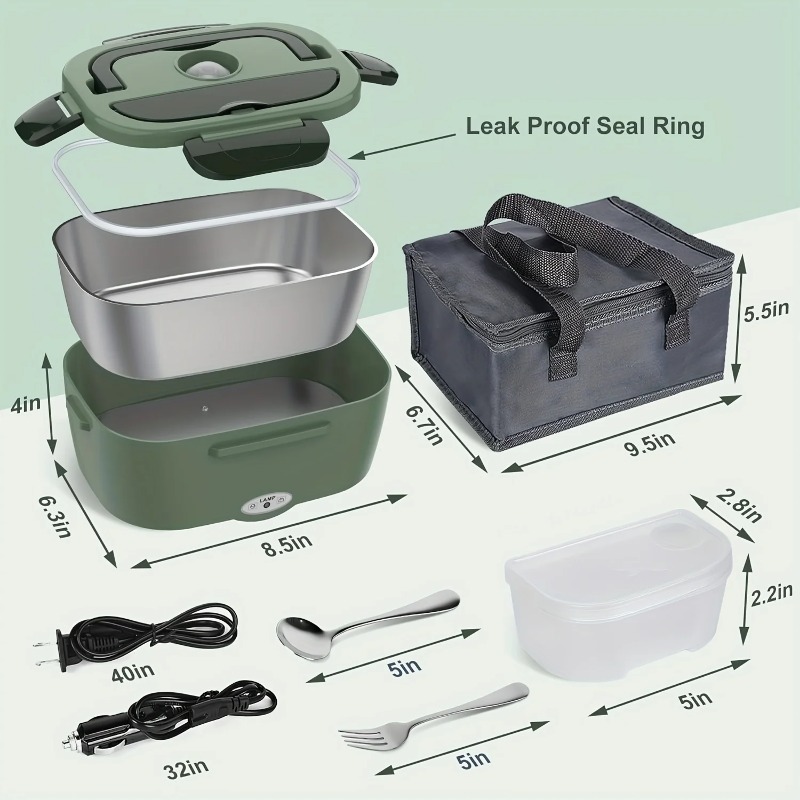 Draagbare elektrische voedselv - Food Storage Warmer recensie en prijs