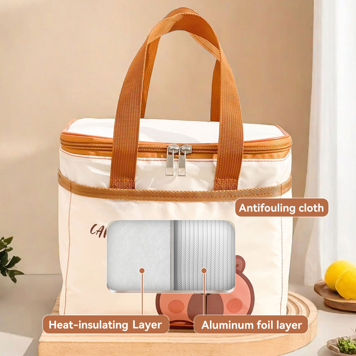 Leuke Capibara geïsoleerde lun - Food Storage Warmer recensie en prijs