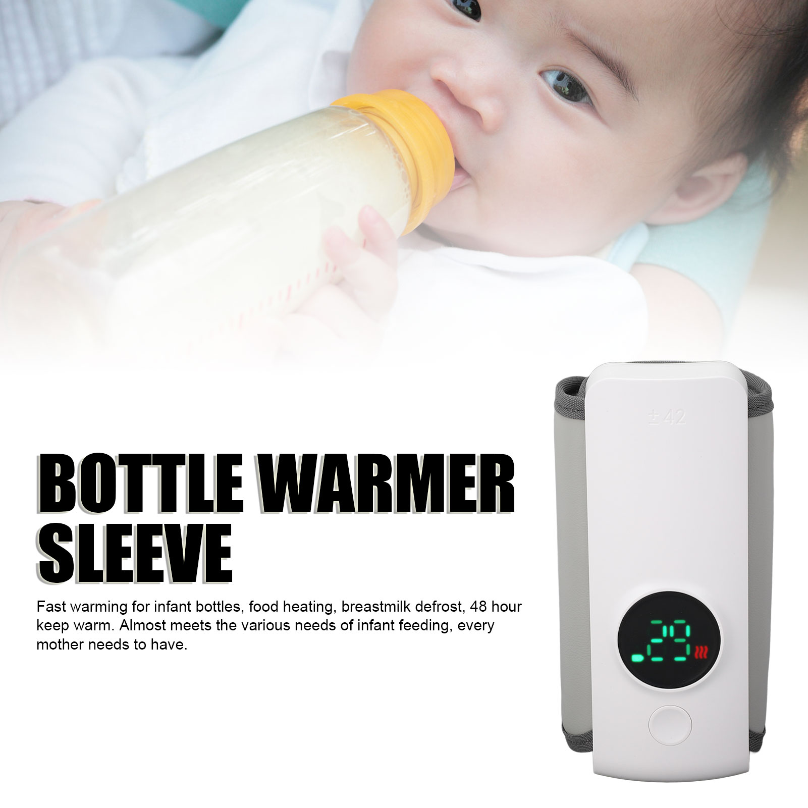 Draagbare flessenwarmer Snelle - Food Storage Temperature recensie en prijs