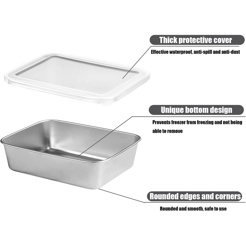 RVS containers voor voedselops - Food Storage Boxes recensie en prijs