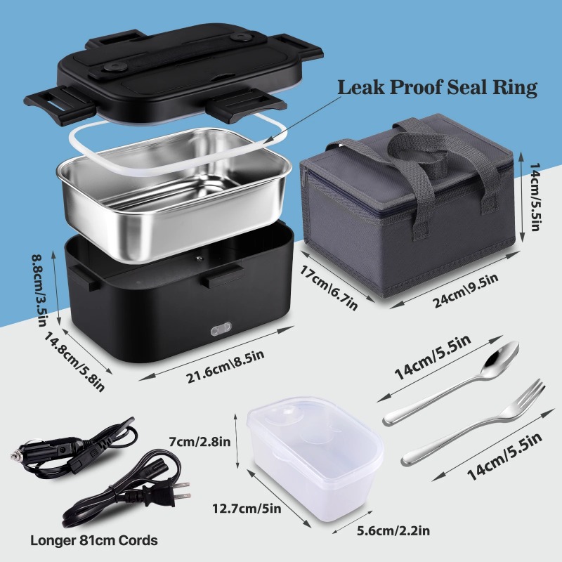 Elektrisch verwarmde lunchbox  - Food Storage Warmer recensie en prijs