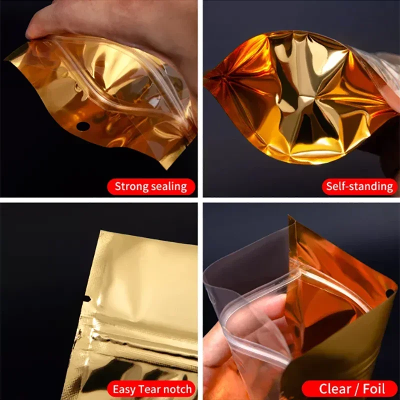100 stuks hersluitbare plastic - Food Storage In Mylar Bags recensie en prijs