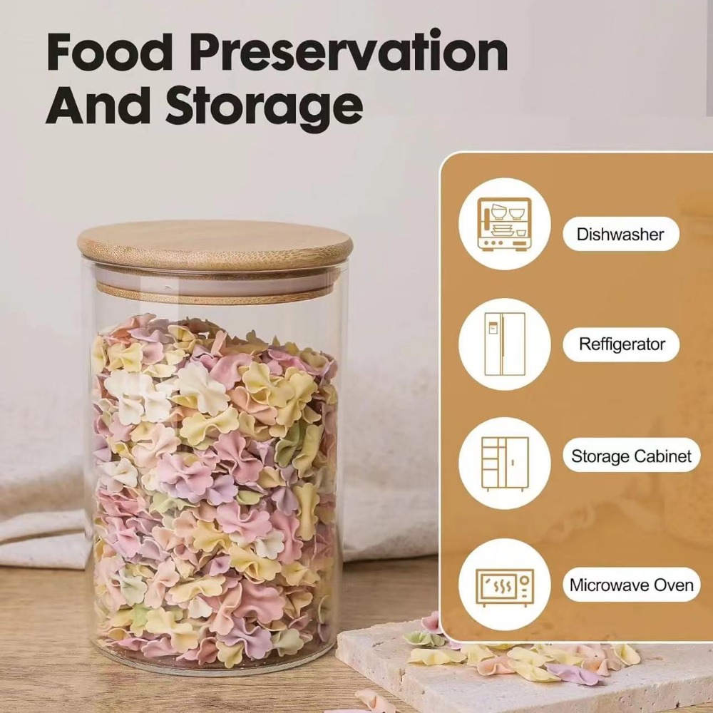 Glazen Voedselopslagtank Met G - Food Storage With Glass Lids recensie en prijs