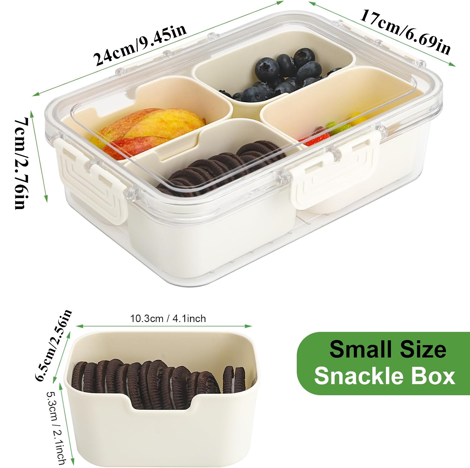 Draagbare voedselbewaarbox, sn - Food Storage With Colander recensie en prijs
