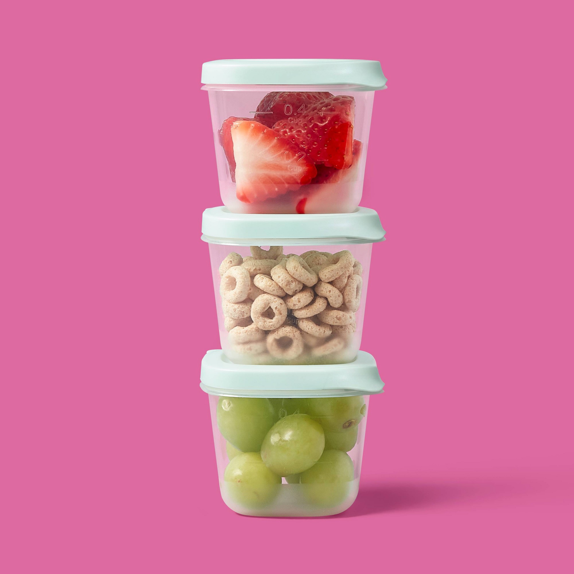 4-delige mini vierkante halve  - Food Storage Square Containers recensie en prijs