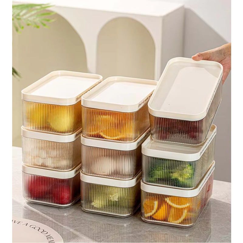 Stapelbare plastic rechthoekig - Food Storage Vegetables recensie en prijs