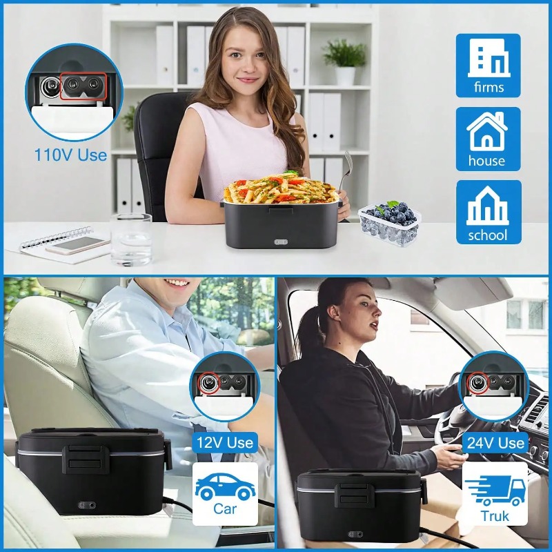100W Elektrisch Verwarmde Lunc - Food Storage Warmer recensie en prijs