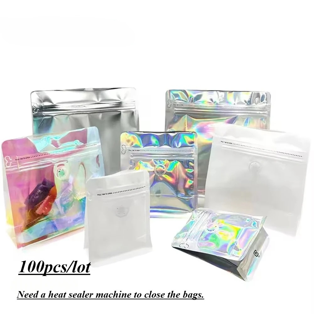 100 stuks roze regenbooglaser  - Food Storage In Mylar Bags recensie en prijs