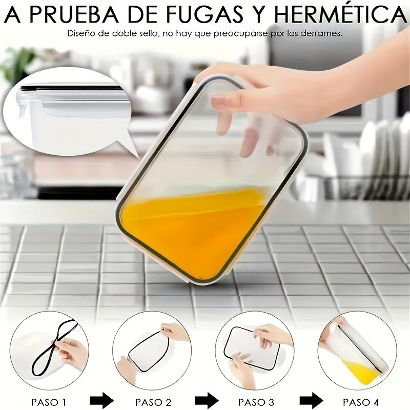 8-delige set inclusief 4 conta - Food Storage With Colander recensie en prijs