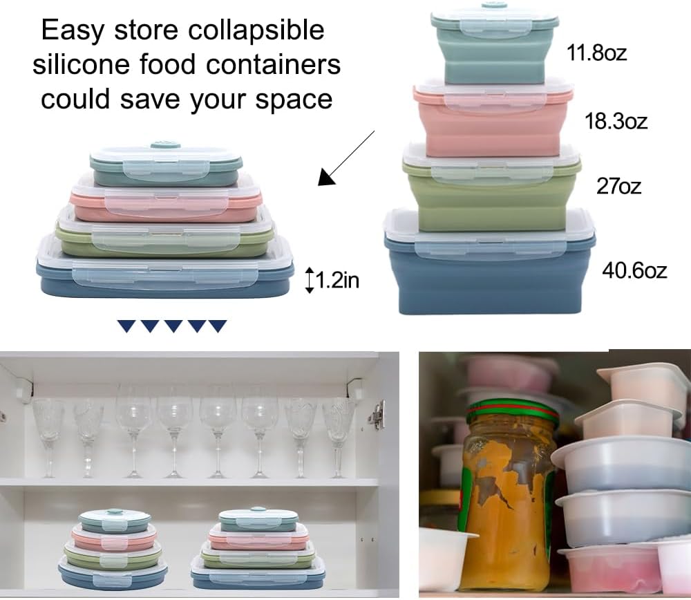 Opvouwbare siliconen voedselop - Food Storage Silicone recensie en prijs