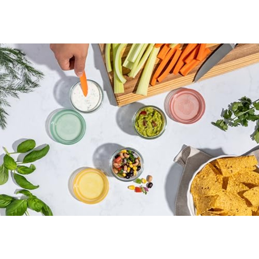 Kleurvaste glazen maaltijdvoor - Food Storage With Glass Lids recensie en prijs