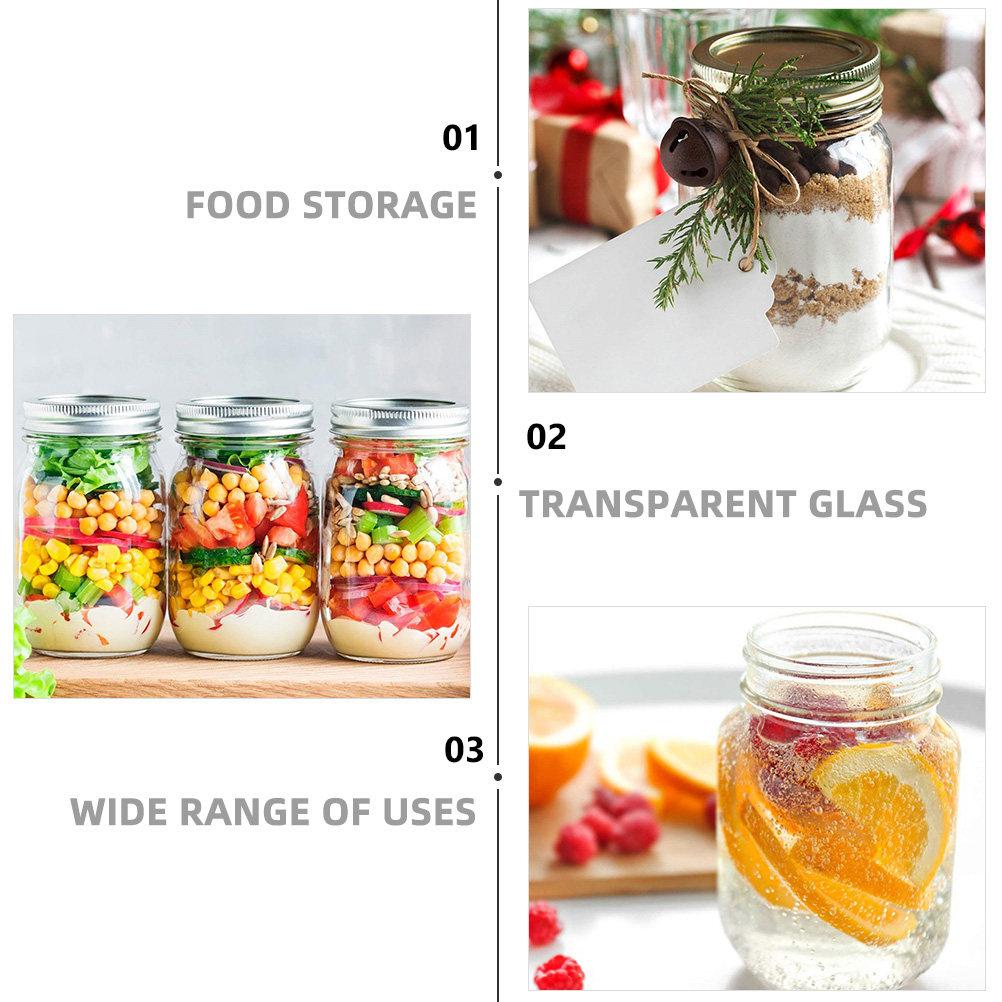 6 stuks transparante ronde gla - Food Storage With Glass Lids recensie en prijs