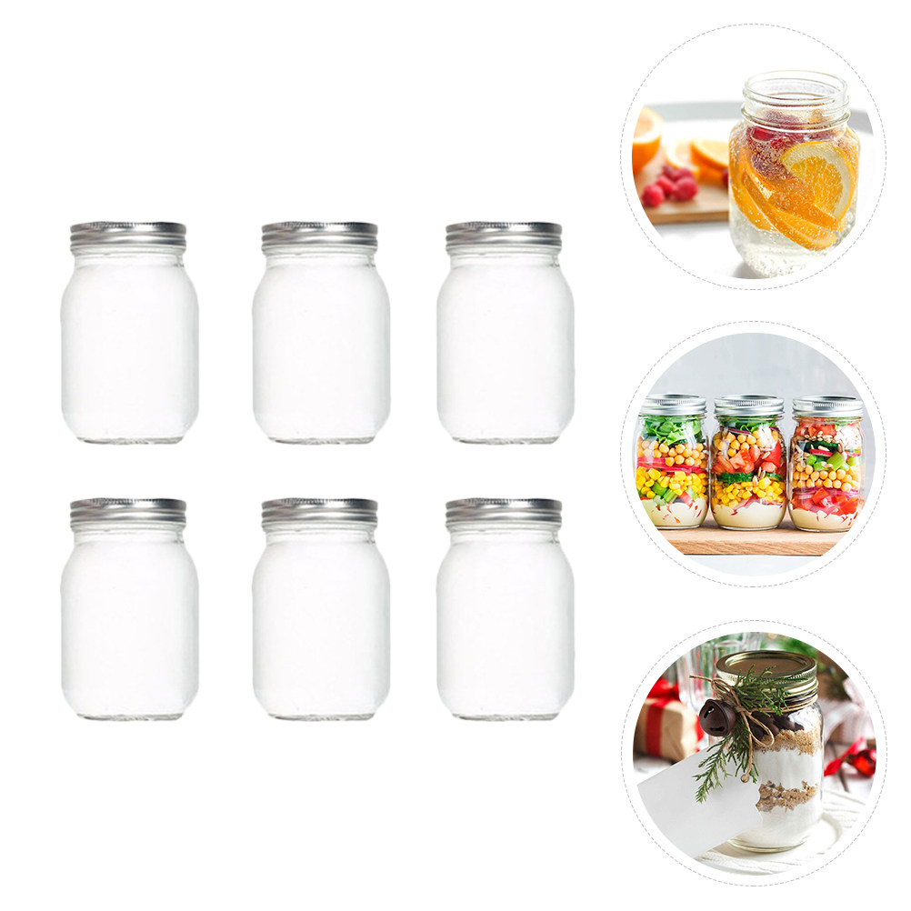 6 stuks transparante ronde gla - Food Storage With Glass Lids recensie en prijs