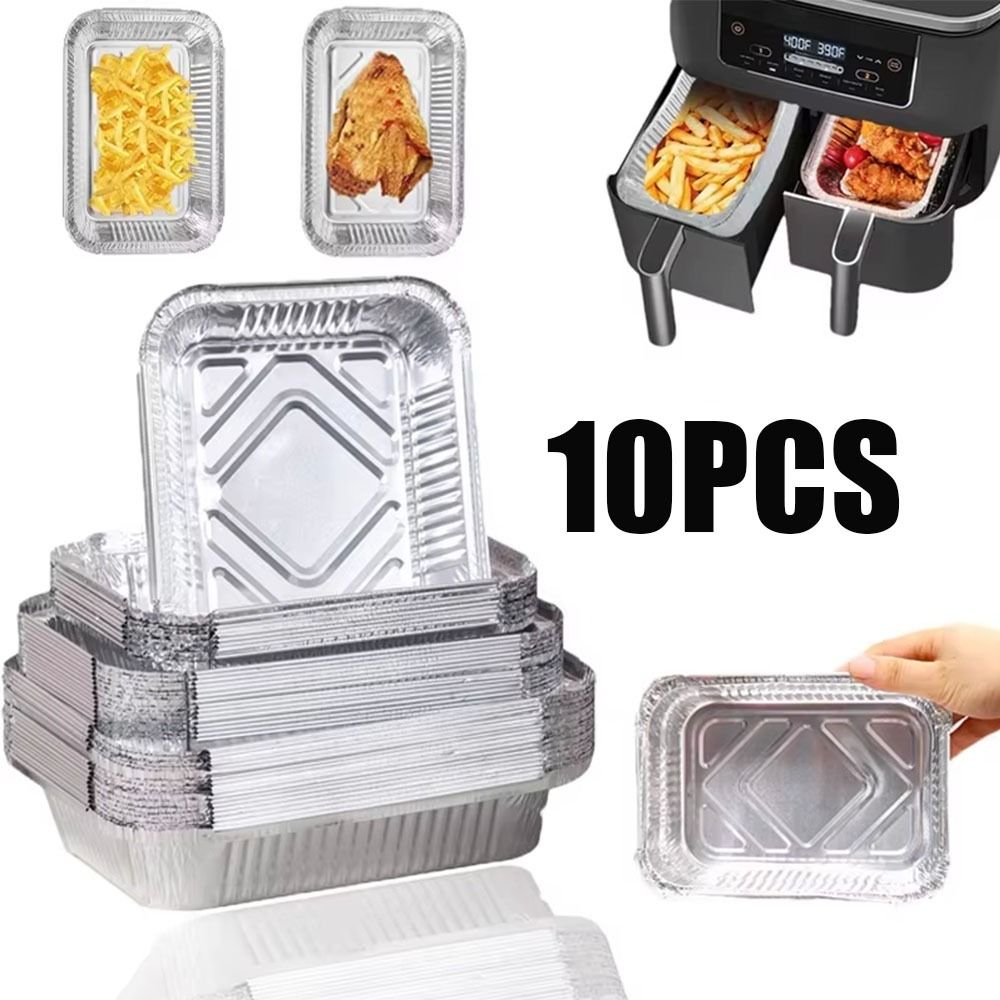 10 STKS Wegwerp Aluminiumfolie - Food Storage Square Containers recensie en prijs