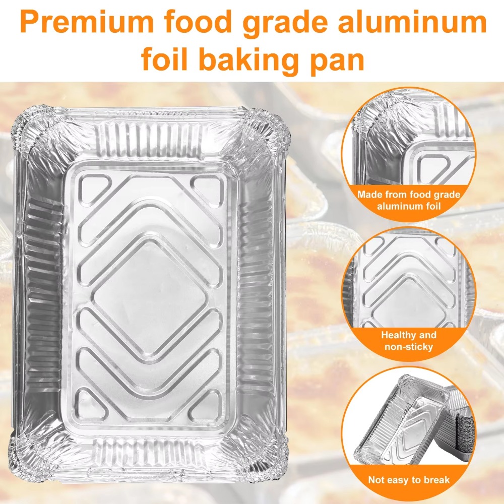 10 STKS Wegwerp Aluminiumfolie - Food Storage Square Containers recensie en prijs