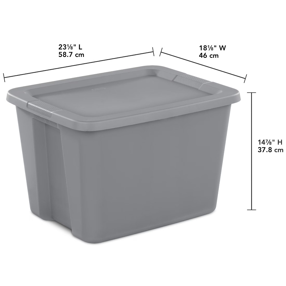 Stapelbare 18Gal kunststof opb - Food Storage Non Toxic recensie en prijs