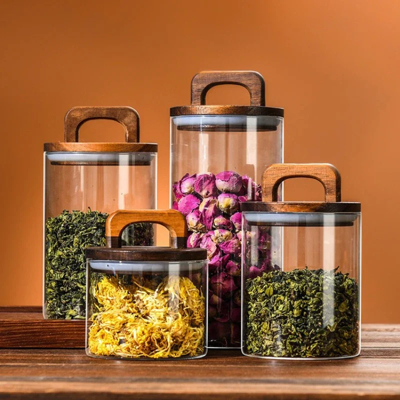 Helderglazen pot met bamboe de - Food Storage With Glass Lids recensie en prijs