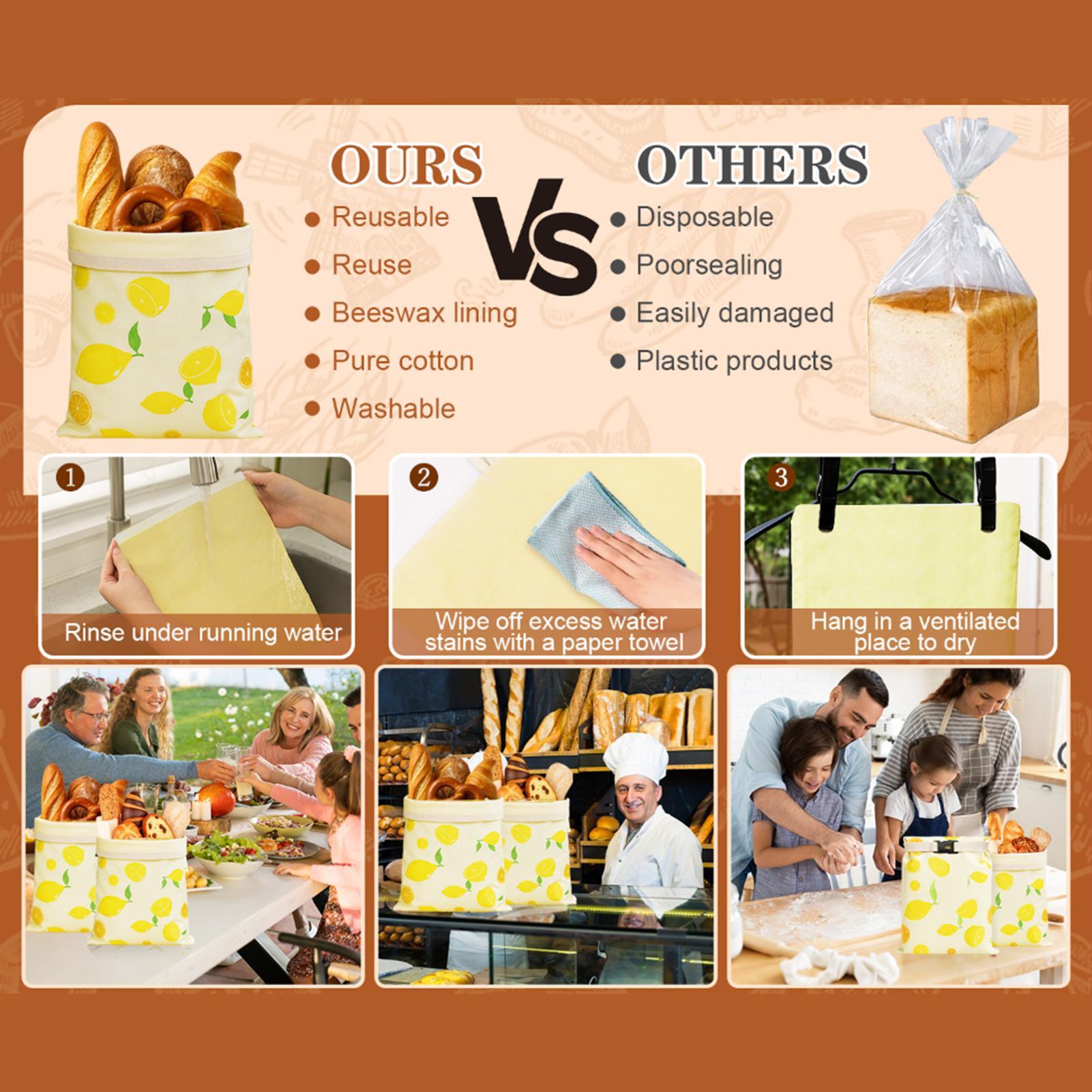 Broodzakken Herbruikbare herbr - Food Storage Eco Friendly recensie en prijs