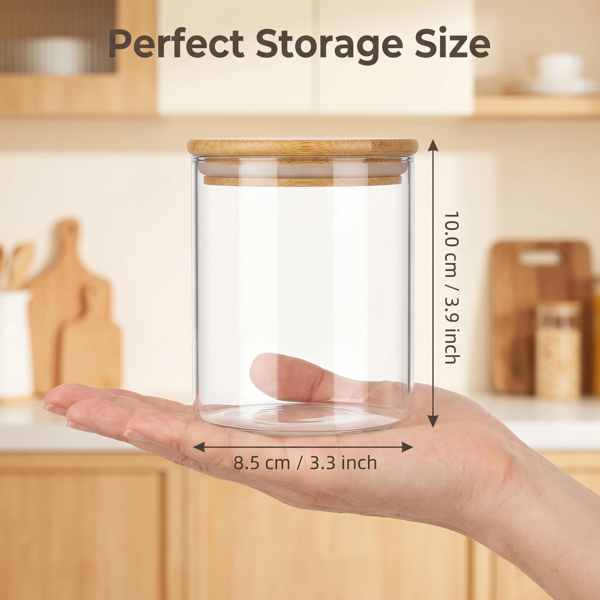 9-delige glazen voorraadpotten - Food Storage With Glass Lids recensie en prijs