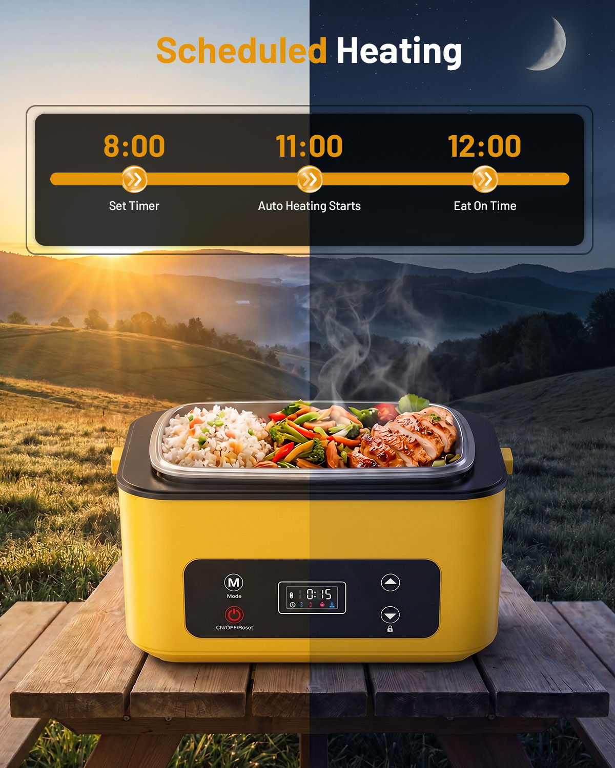 TaskStar Draagbare Verwarmde L - Food Storage Warmer recensie en prijs