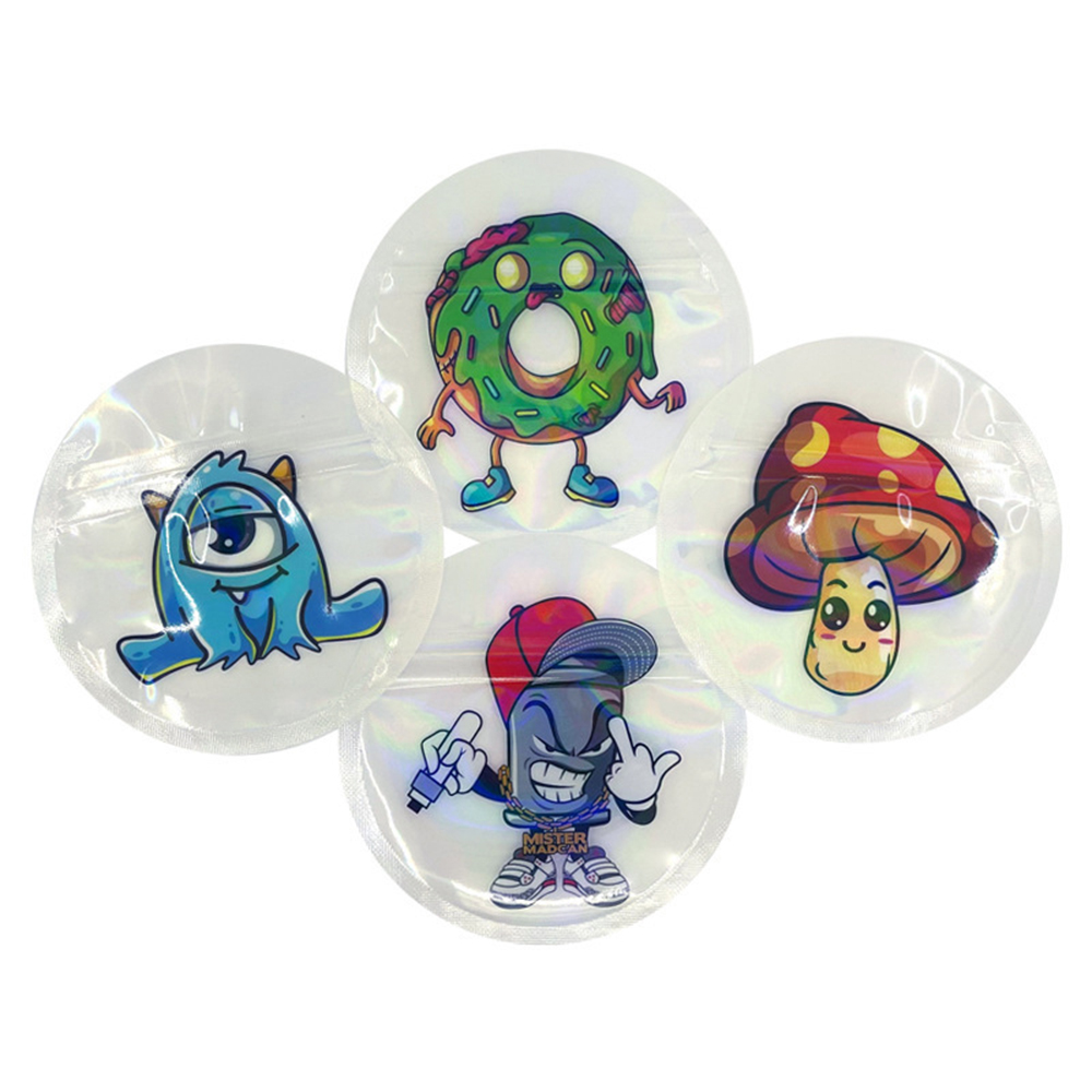 1g 2g Ronde Cartoon Mylar Zakj - Food Storage In Mylar Bags recensie en prijs