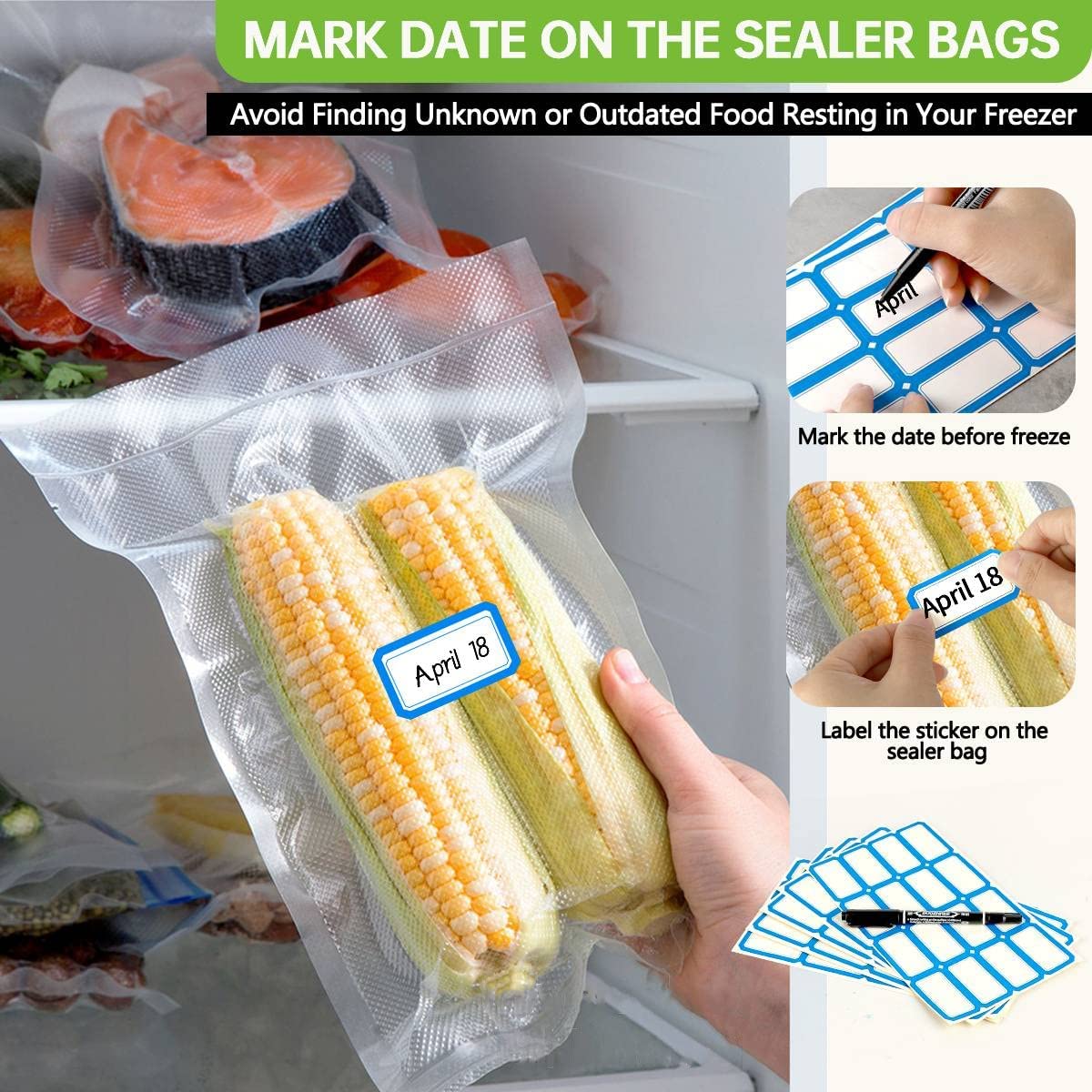 500 cm/rollen voedselvacuümzak - Food Storage Roll Bags recensie en prijs