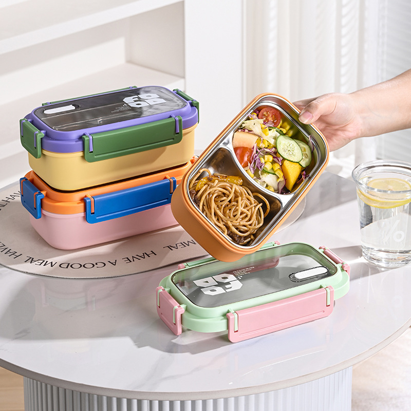 JUSTINLAU 2 Grid Bento Box Roe - Food Storage Square Containers recensie en prijs