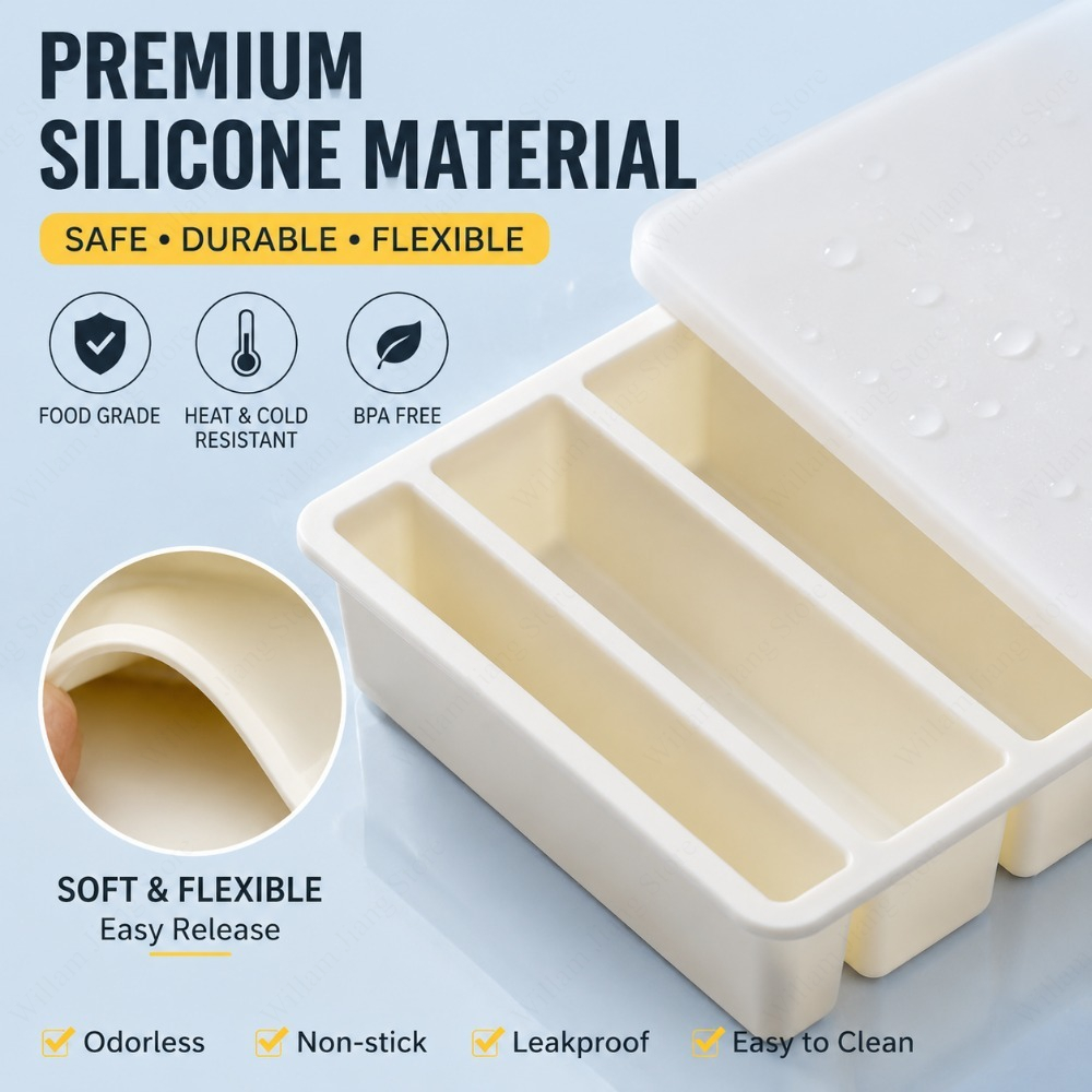 Duurzame siliconen vriesbak me - Food Storage Silicone recensie en prijs