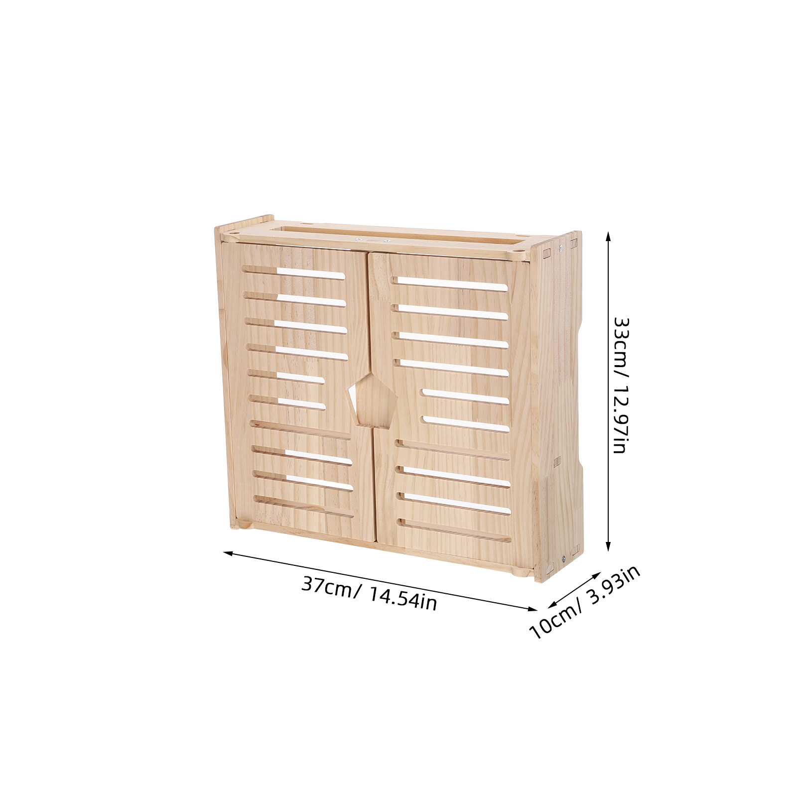 Natuurhouten router-opbergkast - Food Storage Boxes recensie en prijs